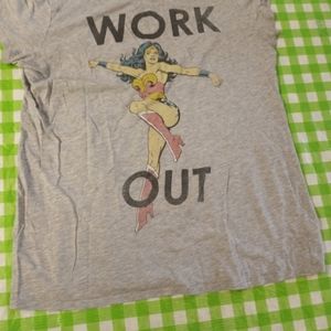 Wonder woman work out shirt